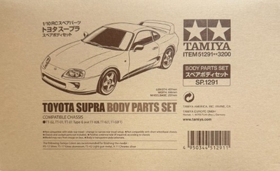 SP.1291 1/10RC トヨタ スープラ スペアボディセット