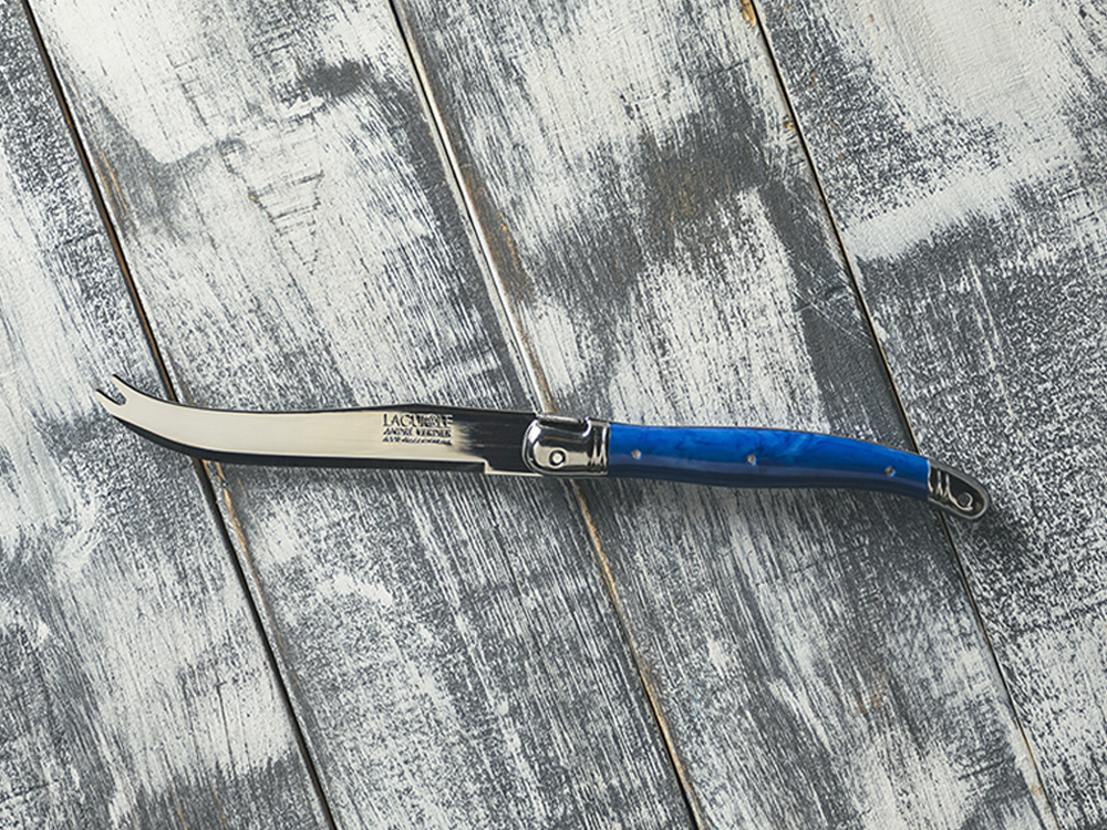 テーブルチーズナイフ ブルー（ラギオール） | エゾリスチーズ