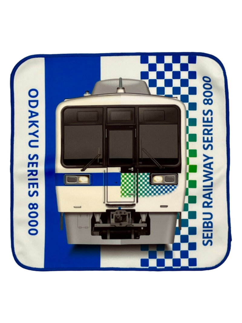愛知環状鉄道　2000系シート柄ハンカチタオル  鉄道グッズ  2枚セット