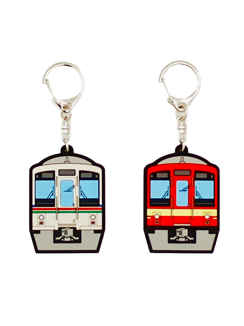 ラバーキーホルダー（西武鉄道4000系「西武秩父線開通55周年記念車両