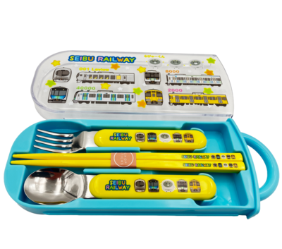 スライド式トリオセット（西武鉄道 ブルー）