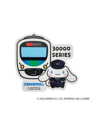 西武鉄道シナモロール /ステッカーS・30000系