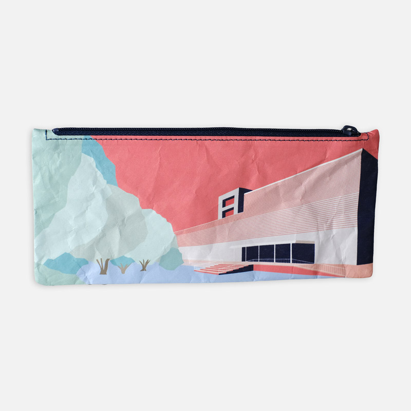 キミガシネ ペンケース サンスター文具 未確認飛行ペンケース S1428675 バイオレット