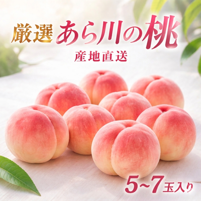 川中島白桃 特選小箱 5～7玉入