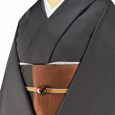 黄八丈 黒八丈 着尺 綾織 まるまなこ 黒