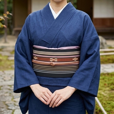 八重山ミンサー 半幅帯 ヤタラ月桃ムリブシ｜みんさー工芸館