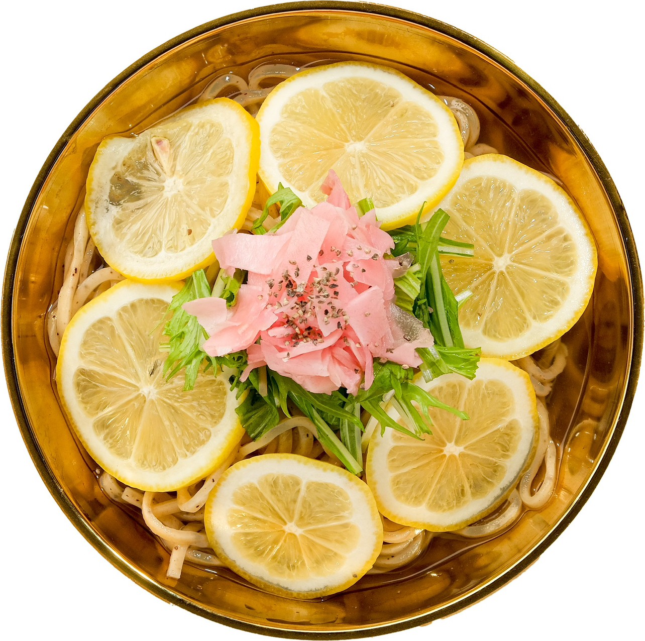 しあわせの黄色い花レモンそば(冷)の写真(沖縄県豊見城市)