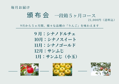 頒布会　(一段箱 ５ヶ月コース）
