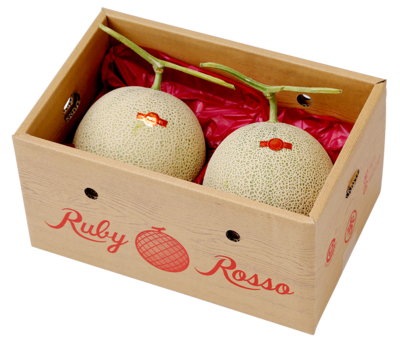 【母の日】NO.121　熊本県産　アールスメロン（赤）大玉２個入