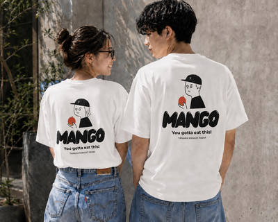 オリジナルTシャツ　（バニラホワイト&times;ブラック）