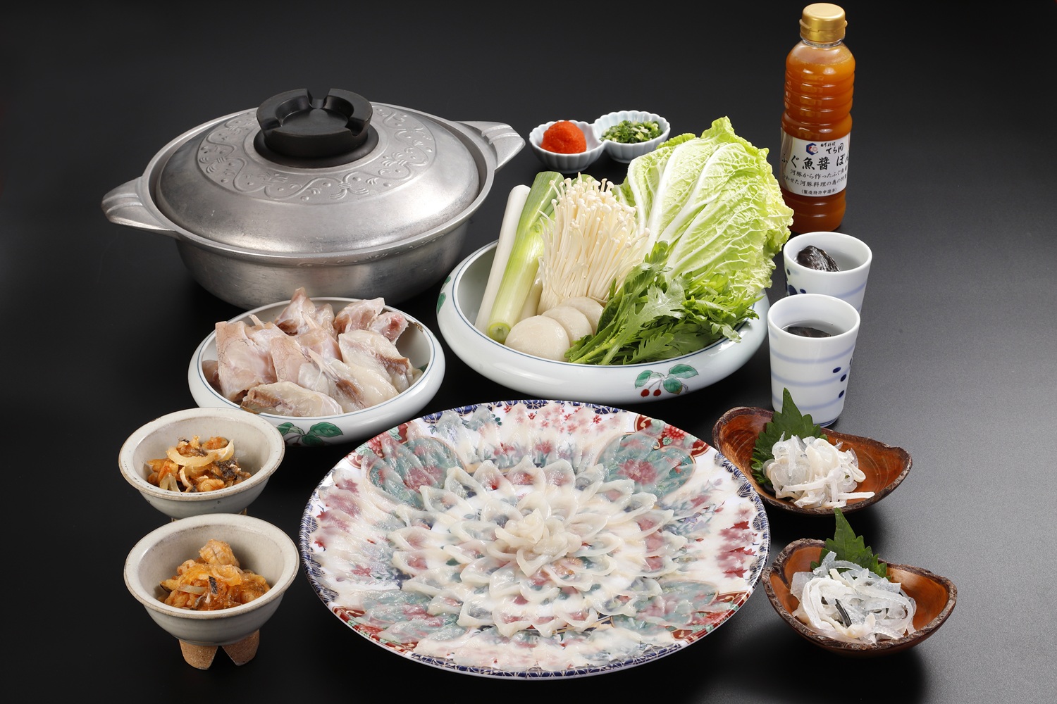 日本料理てら岡 虎ふぐ至福コース