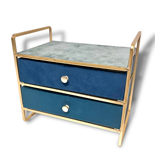 ネイビー ベルベット アクセサリーケース 10138518_1.jpg