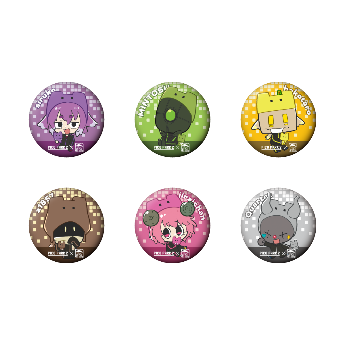 BinTRoLL グッズ BinTRoLL×PICO PARK 2】缶バッジ | SOARIDEA