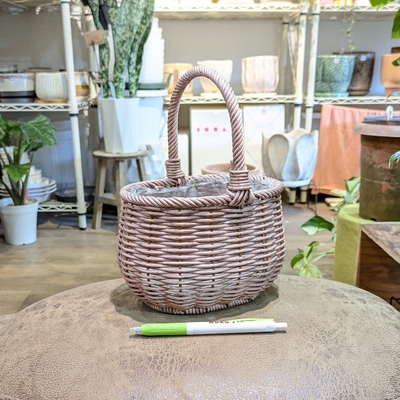 〖 261 〗【容器部分のみ：内径 約11 × 15cm 高さ 約12cm】全高 約24cm
