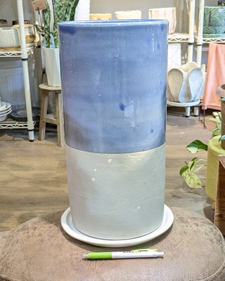 ( 115 ) 内径 約17cm 高さ 約37cm (受皿付・鉢底穴あり)