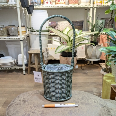 〖 270 〗【容器部分のみ：内径 約11cm 高さ 約13cm】全高 約35cm