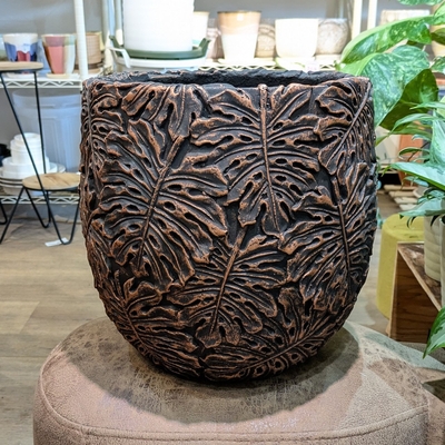 ( 124 ) 内径 約25cm 高さ 約31cm (受皿無し・鉢底穴あり)