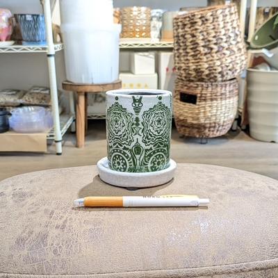 《 366 》内径 約6.5cm 高さ 約9cm (受皿付・鉢底穴あり)