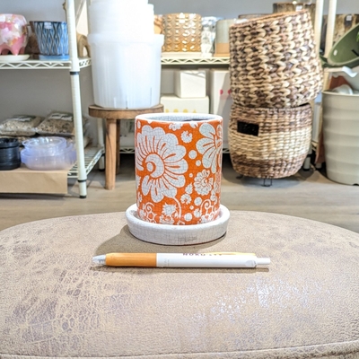 《 367 》内径 約6.5cm 高さ 約9.5cm (受皿付・鉢底穴あり)