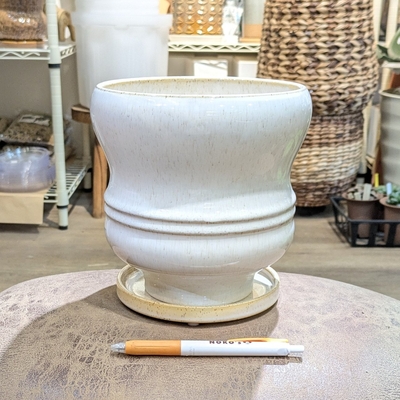 ( 157 ) 内径 約16cm 高さ 約18cm (受皿付・鉢底穴あり)