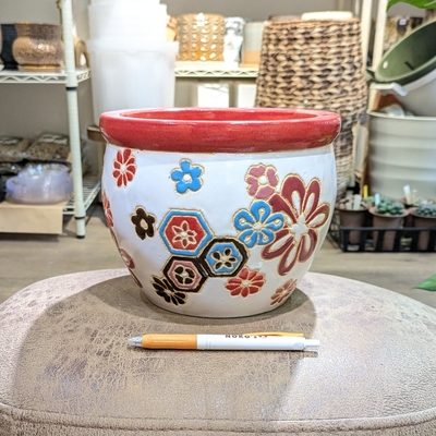 ( 159 ) 内径 約16cm 高さ 約16cm (受皿無し・鉢底穴あり)