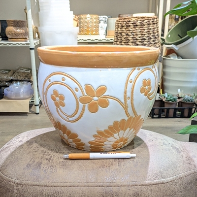 ( 160 ) 内径 約21cm 高さ 約20cm (受皿無し・鉢底穴あり)