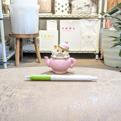 【ハムスター(ぴんく)】幅 約7.5cm 奥行き 約5.5cm 高さ 約7cm