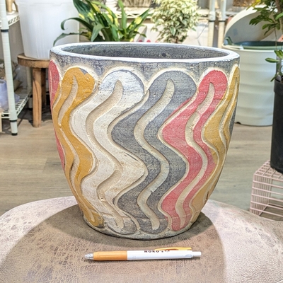 ( 169 ) 内径 約21cm 高さ 約23cm (受皿無し・鉢底穴あり)