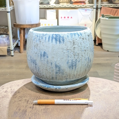 ( 172 ) 内径 約15cm 高さ 約14cm (受皿付・鉢底穴あり)