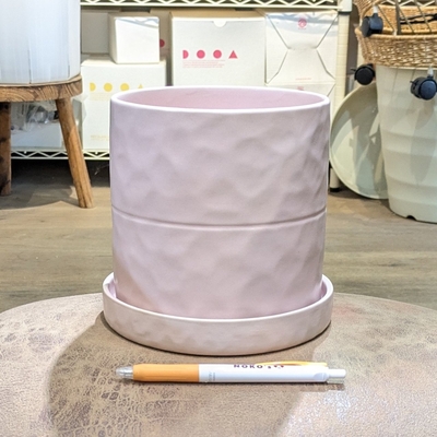 【 99 】内径 約14cm 高さ 約15cm (受皿付・鉢底穴あり)
