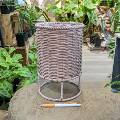 〖 304 〗【容器部分のみ：内径 約15cm 高さ 約18cm 】全高 約26cm