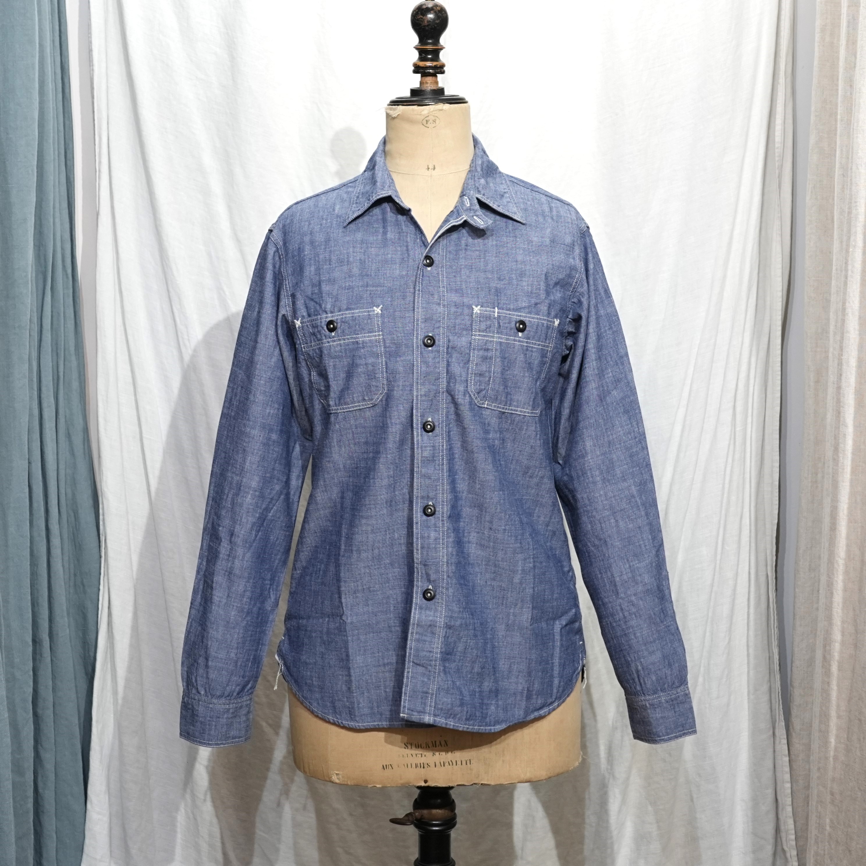 フリーホイーラーズ ニールシャツ インディゴシャンブレー