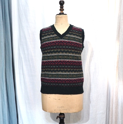 アジャスタブルコスチューム×ジェミーソンズ フェアアイル スリップオーバー　GREEN　AK-040