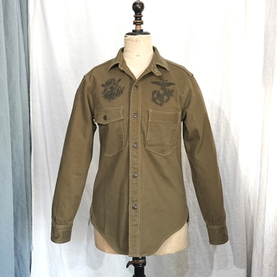 フリーホイーラーズ　トゥエフルハンド ミリタリー カスタム シャツ