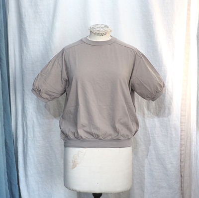 ホームスパン　30/1 天竺 クルーネック プルオーバー　#6553　サンドベージュ　2026年モデル