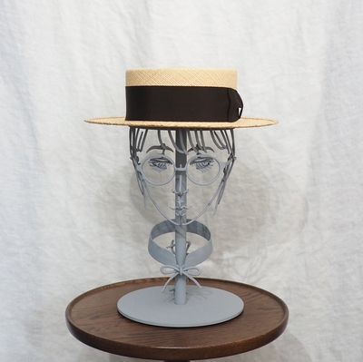 アジャスタブルコスチューム　エクアドル プレミアム パナマ ボーター ハット AHT-007　ダークブラウン