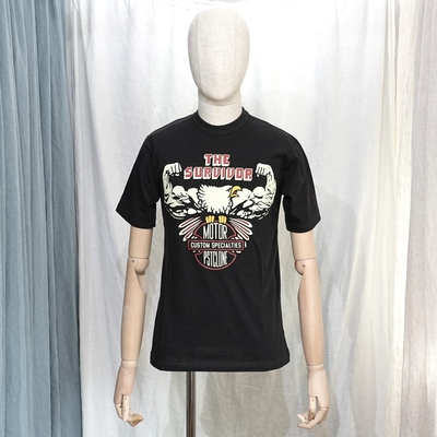 フリーホイーラーズ　プリントＴシャツ &ldquo;THE SURVIVOR&rdquo; シャディブラック