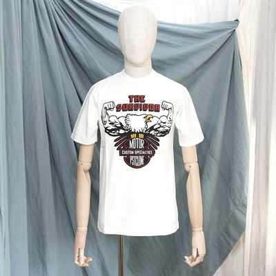 フリーホイーラーズ　プリントＴシャツ &ldquo;THE SURVIVOR&rdquo; オフホワイト