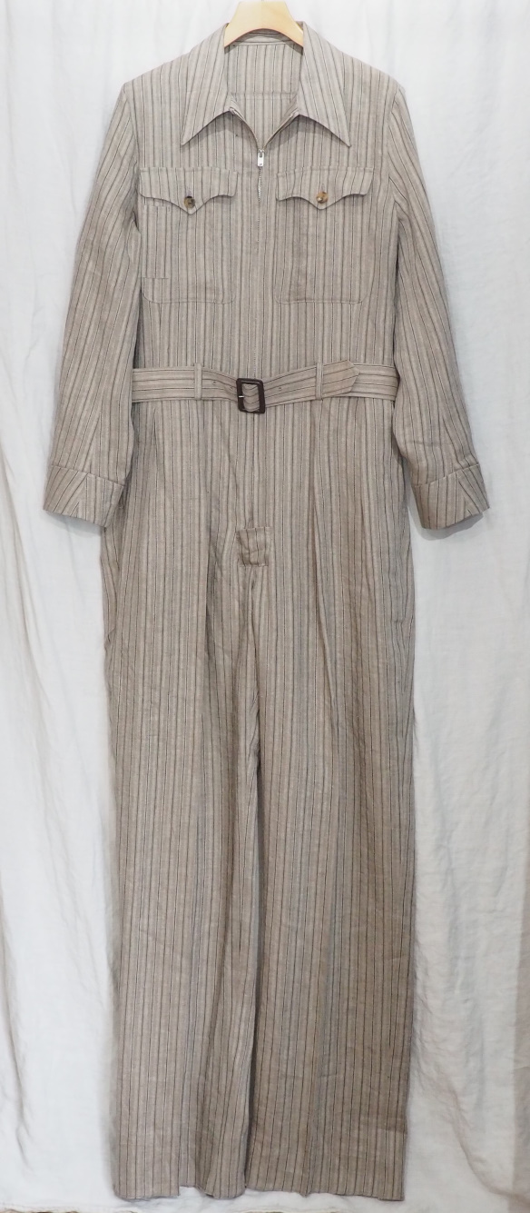 アジャスタブルコスチューム サイレンスーツ リネンストライプ