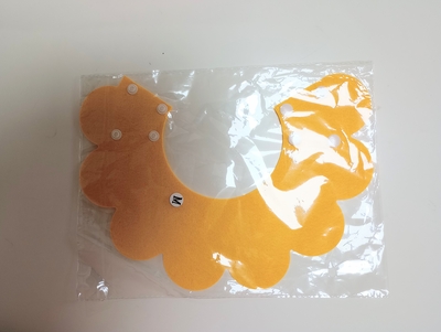 【Mサイズ】【イエロー】エリザベスカラー　猫　犬　ペット用　軽量　柔らかい　手術後ケア　傷口保護　傷舐め防止　引っ掻き防止　着脱便利　調節可能