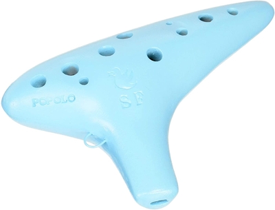 【送料無料】＊【POPOLO(ポポロ)】【オカリナ】 　スタンダード　S-SF (ソプラノF) ライトブルー