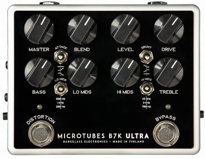 【Darkglass Electronics ダークグラスエレクトロニクス】 ベース用オーバードライブ/プリアンプ AUX搭載 Microtubes B7K Ultra V2 with Aux In