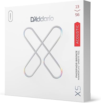 【メール便・送料無料】【3セットパック】D'Addario MEDIUM .013-.056 XSAPB1356-3P アコースティックギター弦 XS コーティング弦 フォスファーブロンズ