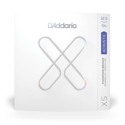 【メール便・送料無料】D'Addario アコースティックギター XS コーティング弦 フォスファーブロンズ LIGHT PLUS .0125-.054 XSAPB12554 12.5 - 54