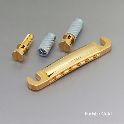 【ギターパーツ】【テイルピース】　<BR>【GOTOH】エレキギター用テイルピース　GE101Z / GG ゴールド