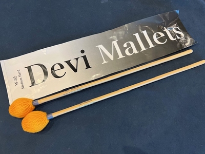 【送料無料】【Devi Mallets(デヴィマレット)】【キーボードマレット】　Standardシリーズ　W-02 硬度Midium Hard