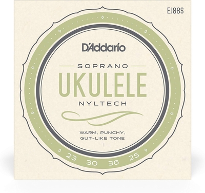 【メール便】【D'Addario （ダダリオ）】【ウクレレ弦】ウクレレ弦 EJ88S Nyltech Soprano ソプラノ
