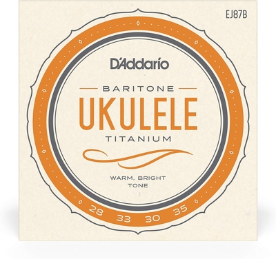 【メール便】【D'Addario （ダダリオ）】【ウクレレ弦】EJ87B Titanium Baritone バリトン