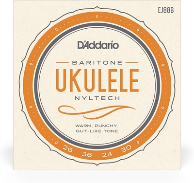 【メール便】【D'Addario （ダダリオ）】【ウクレレ弦】EJ88B Nyltech Baritone バリトン