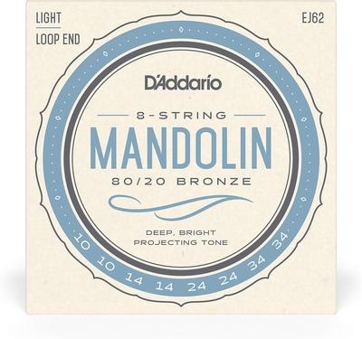 【メール便・送料無料】【D'Addario （ダダリオ）】マンドリン弦　EJ62 (EJ-62)